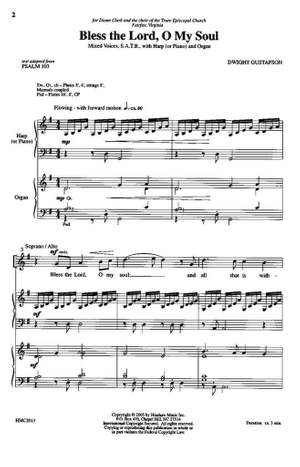 Dwight Gustafson: Bless The Lord, O My Soul