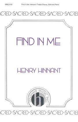 Henry Hinnant: Find In Me