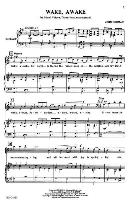 John Horman: Wake, Awake
