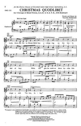 David Peninger: Christmas Quodlibet