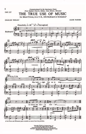 Alice Parker: The True Use Of Music