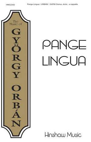 György Orbán: Pange Lingua