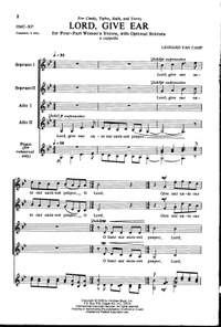 Leonard Van Camp: Lord, Give Ear