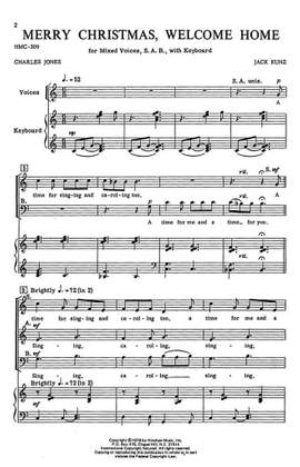 Jack Kunz: Merry Christmas, Welcome Home