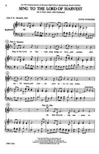 David Peninger: Sing to the Lord of Harvest