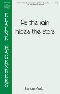 Elaine Hagenberg: As The Rain Hides The Stars