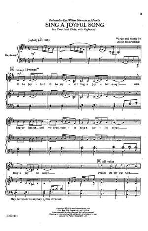 John Shepherd: Sing A Joyful Song