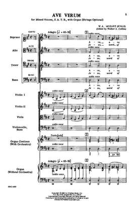 Wolfgang Amadeus Mozart: Ave Verum