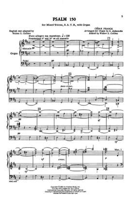 César Franck: Psalm 150