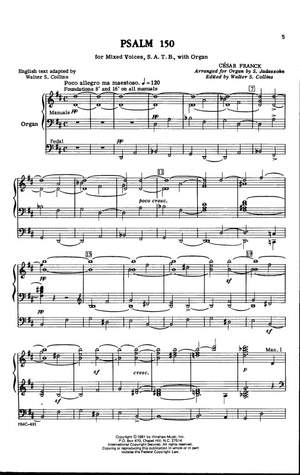 César Franck: Psalm 150