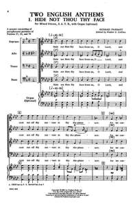 Richard Farrant: Two English Anthems
