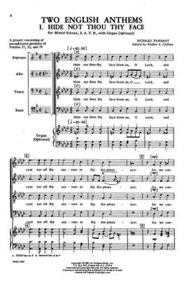 Richard Farrant: Two English Anthems