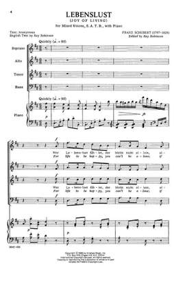 Franz Schubert: Lebenslust