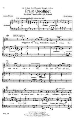 David Peninger: Praise Quodlibet