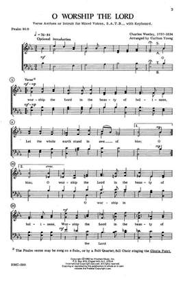 Charles Wesley Jr.: O Worship the Lord