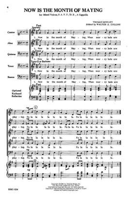 Thomas Morley: Now Is the Month of Maying