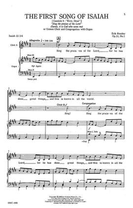 Erik Routley: The First Song Of Isaiah