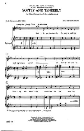 Will Lamartine Thompson: Softly and Tenderly