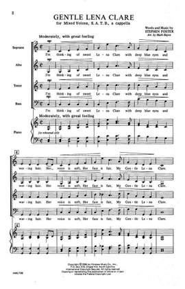 Stephen Foster: Gentle Lena Clare