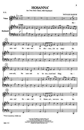Natalie Sleeth: Hosanna