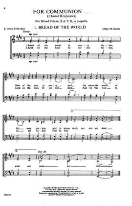 Gilbert M. Martin: For Communion