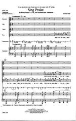 Samuel Adler: Sing Praise Product Image