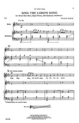 Natalie Sleeth: Sing the Lord's Song