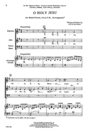 Ruth Artman: O Holy Jesu