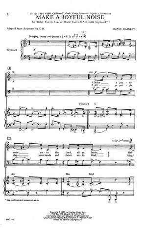 Duane Blakley: Make a Joyful Noise