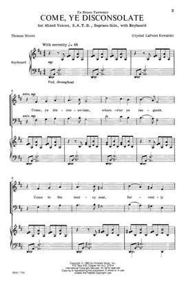 Crystal Godfrey LaPoint: Come, Ye Disconsolate