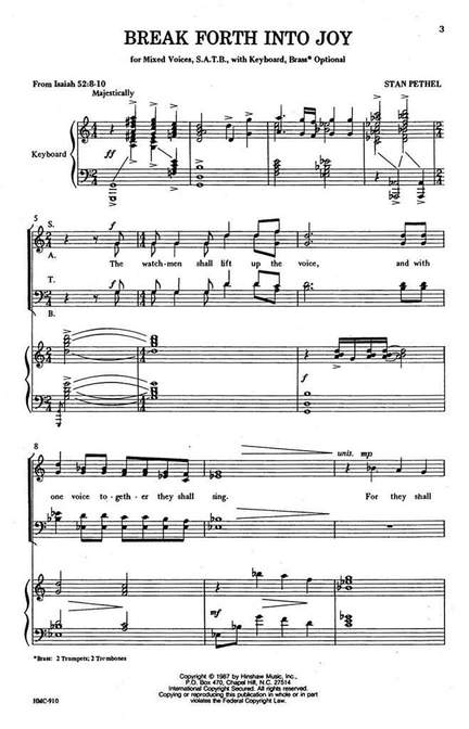 Stan Pethel: Break Forth Into Joy