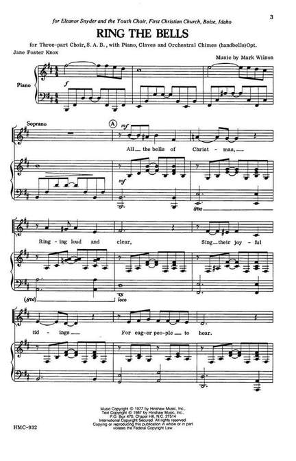 Mark Wilson: Ring the Bells