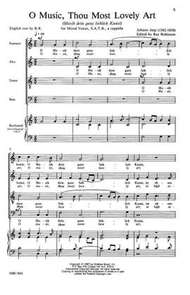 Johann Jeep: O Music, Thou Most Lovely Art