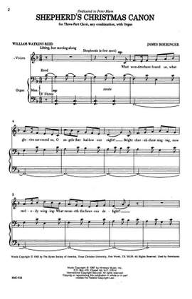 James Boeringer: Shepherd's Christmas Canon