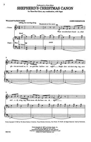 James Boeringer: Shepherd's Christmas Canon