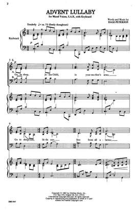 Dale Peterson: Advent Lullaby