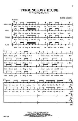 Bayne Dobbins: Terminology Etude