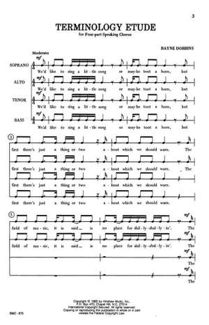 Bayne Dobbins: Terminology Etude