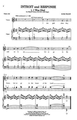 Mark Wilson: Introit And Response