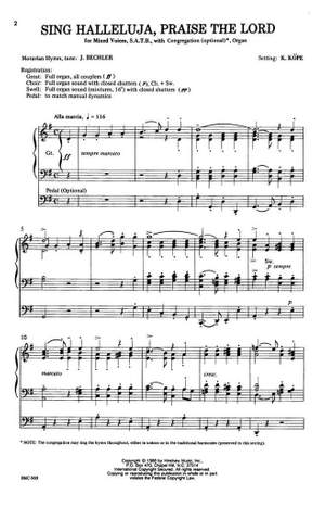 J. Bechler: Sing Halleluja, Praise The Lord
