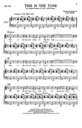 Hank Beebe: This Is The Tune