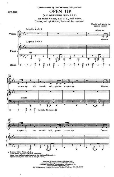 Hank Beebe: Open Up