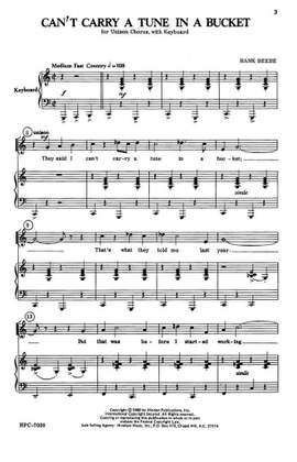 Hank Beebe: Can't Carry A Tune In A Bucket