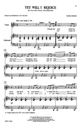 Hank Beebe: Yet Will I Rejoice