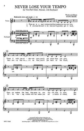 Hank Beebe: Never Lose Your Tempo