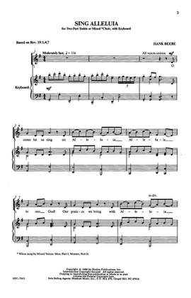 Hank Beebe: Sing Alleluia