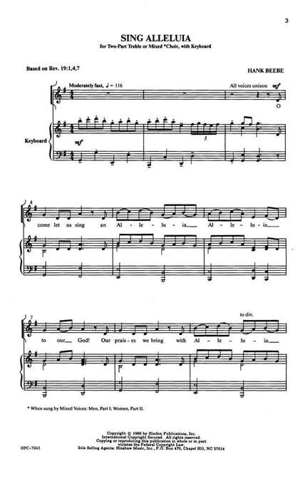 Hank Beebe: Sing Alleluia