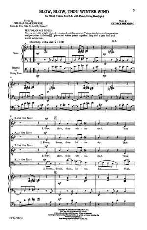 George Shearing: Blow, Blow, Thou Winter Wind