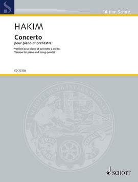 Hakim, N: Concerto pour piano et orchestre