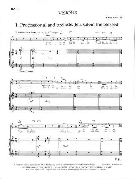 Rutter, John: Visions